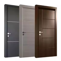 Porte en bois ignifugée de haute qualité certifiée BS pour hôtel intérieur HPL 30/60/90/120 minutes Porte ignifugée pour hôtel