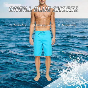 ONEILL Short de bain pour homme, tissé, mi-cuisse, avec cordon de serrage, couleur unie, 21 pouces, résistant à l'eau, séchage rapide, extensible, avec poches, bleu océan, taille 30 - Product Image 2