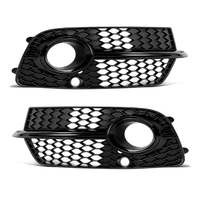 Grille de protection de phare antibrouillard de haute qualité avec garniture en nid d'abeille pour Audi Q5 S-line 2009 2010 2011 2012 2013 2014 2015 2016 2017