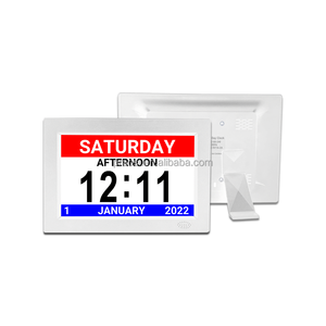 Pros-reloj Digital con alarma de día, dispositivo con pantalla <span class=keywords><strong>IPS</strong></span> de 8 pulgadas, con 3 recordatorios de medicina, extragrande, con fecha de día no acortada, para el mes y la asma - Product Image 6