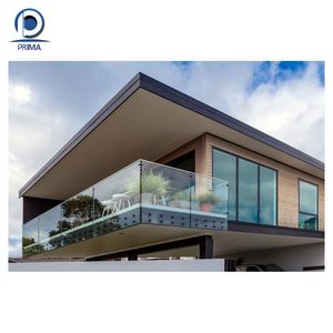 Prima ringhiera Design moderno ringhiera del balcone in vetro/barra di asta/cavo di filo di ringhiera balaustra - Product Image 3