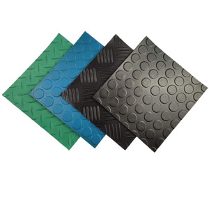 Industrie <span class=keywords><strong>Anti</strong></span>-Rutsch-wasserdichte Münze Round Dot Gummi boden matte - Product Image 1