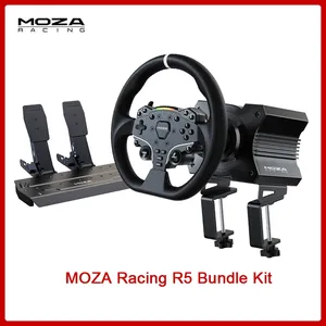 Simulador de Carreras de Tracción Directa <span class=keywords><strong>MOZA</strong></span> R5, Kit R5 con <span class=keywords><strong>Volante</strong></span> Programable para Amantes de los Juegos de Carreras en PC - Product Image 2