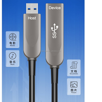 USB 3.0 Aktif Optik Kablo 5 Gbps USB AM'den AF'ye AOC Uzatma Kablosu, Makine Görüşü Endüstriyel Kamera Projesi için