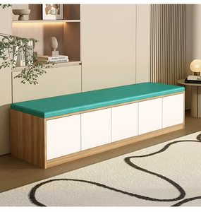 Banc <span class=keywords><strong>de</strong></span> rangement mural multifonctionnel moderne en bois avec revêtement souple, armoire à chaussures pour studios <span class=keywords><strong>de</strong></span> <span class=keywords><strong>danse</strong></span>, centres <span class=keywords><strong>de</strong></span> yoga, gymnases, écoles - Product Image 5