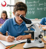 Phenix Microscope PH20-1A31L-A Portable Students Monocular Biological Microscopes