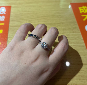 เครื่องประดับแต่งงานสุดหรูสำหรับผู้หญิง แหวนเพชรโมอิสซาไนต์ 1 กะรัต ชุบทองคำขาว 18K เงินแท้ S925 - Product Image 3