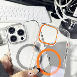 Funda Protectora para Teléfono iPhone, Doble Color, Removible, Transparente, Magnética, Resistente a Impactos, TPU+PC - Product Image 3