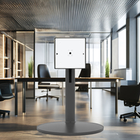 Support de tablette en métal RUIGUAN RG-T03A avec hauteur réglable, montage VESA, réglage de l'inclinaison pour bureaux