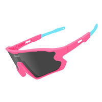 Haute Qualité Cyclisme Lunettes De Soleil Interchangeables Polarisées Protection Uv Blanc