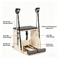 Chaise de Pilates en bois d'érable de qualité supérieure pour l'entraînement des danseurs de ballet et équipement professionnel pour studios de prestige