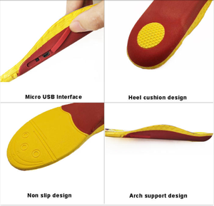 Plantillas calentadas teledirigidas recargables del control electrónico <span class=keywords><strong>Dr</strong></span>.warm - Product Image 2