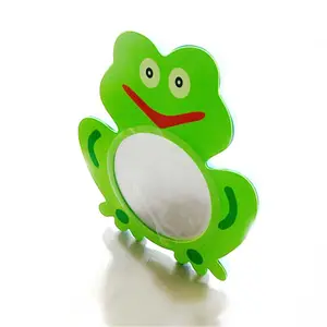 Custom Designed Animal Shape Eva Foam Mirror Children's Bath Toy Turtle Beauty Eva Sponge Mirror