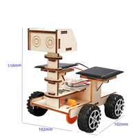 Kit de Aprendizaje STEM OKYN-G6747, Rover Lunar con Energía Solar, Juguete Educativo de Ensamblaje para Niños
