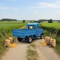 Tricycle de fret électrique 2000W à quatre roues pour livraison