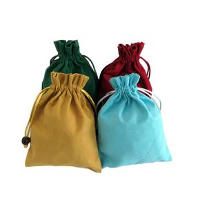 Colorful Canvas Drawstring Pouch Small Organic <b>Muslin</b> Eco-friendly Cotton Dust <b>Bag</b> Cotton Packing for Shopping - Product Image 1