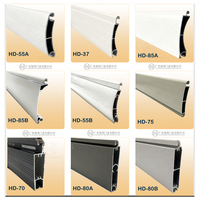 Porte à enroulement automatique isolée thermiquement de style européen, porte à enroulement en aluminium de luxe, porte à enroulement électrique 8x8 16x8, prix des portes à enroulement