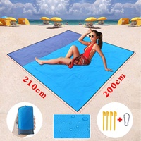 Tapis de plage gonflable pliable, léger, imperméable, sans sable, idéal pour les pique-niques d'été – Vente en gros