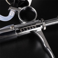 Seringue vétérinaire automatique multifonctionnelle en métal de 0,5 à 5 ml pour bétail, avec flacon