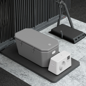 Bain de glace gonflable portable Ambohr AirCore S Ultra en PVC avec thermostat pour petits espaces et utilisation mobile, accessoires multifonctions - Product Image 5