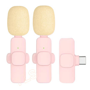 Micrófono Lavalier Inalámbrico Portátil K9 <span class=keywords><strong>con</strong></span> Conectores Tipo-C y USB-A para <span class=keywords><strong>iPhone</strong></span> y Uso Multidispositivo - Product Image 5