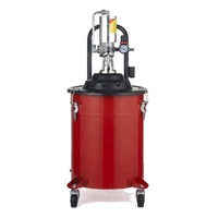 Pompe à graisse pneumatique basse pression 20L 35 MPa et distributeur de lubrifiant avec pistolet à graisse à commande pneumatique pour machines