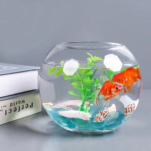 デスク水族館プラスチック製小型水槽クリアアクリルフィッシュボウル - Product Image 1