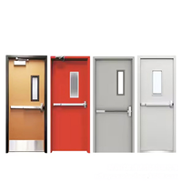 Puerta de Seguridad de Acero Contra Incendios Personalizada de Fábrica para Centros Comerciales, Escaleras de Viviendas y Pasajes de Escape