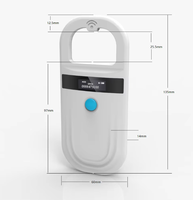 Lector de Microchip de Anillo con Chip EMID ISO11784 / 11785 FDX-B para Rastreo de Palomas