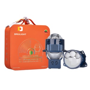 Briolight เลนส์ H7 H4เลเซอร์คู่ขนาด3นิ้วไฟหน้า LED กำลังไฟ60W ใช้งานได้จริง6500K มีอายุการใช้งานยาวนาน - Product Image 5