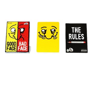 Good Face Bad Face, <span class=keywords><strong>Juego</strong></span> <span class=keywords><strong>de</strong></span> Cartas Personalizable, Divertido <span class=keywords><strong>Juego</strong></span> <span class=keywords><strong>de</strong></span> Adivinanzas con Expresiones Espeluznantes, <span class=keywords><strong>Juego</strong></span> <span class=keywords><strong>de</strong></span> <span class=keywords><strong>Mesa</strong></span> Interactivo para Viajes Familiares y Fiestas - Product Image 5
