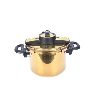 Hot Sell Manufacturer Wholesale Gas And Induction Cooker Polished Pot COCOTTE SET Stainless Steel Pressure Cooker