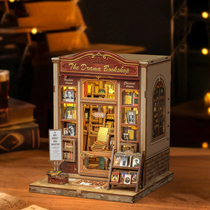 Kit <span class=keywords><strong>de</strong></span> fabrication artisanale en bois Art Déco - Puzzle 3D Fleur Cottage Rectangle Décoration <span class=keywords><strong>de</strong></span> bureau créative pour la <span class=keywords><strong>maison</strong></span> Cadeau <span class=keywords><strong>de</strong></span> Noël unique - Product Image 1