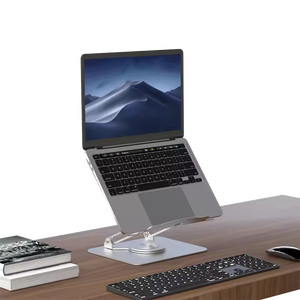 Acrylic Rộng Nhôm Hợp Kim Có Thể Điều Chỉnh Máy Tính Xách Tay Cuốn Sách Hiển Thị Đứng Với 360 Xoay Cơ Sở Acrylic-Cuốn Sách-Đứng - Product Image 3