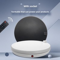 Nuevo Modelo de Plataforma Giratoria Eléctrica con Control Remoto y Enchufe, Base Giratoria para Exhibición de Árboles de Navidad, Base Giratoria de 360° para Fotografía