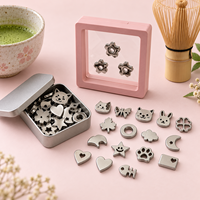 Perles de tamisage de matcha personnalisées de qualité supérieure avec ensemble de tamis en acier inoxydable, accessoires de matcha en gros