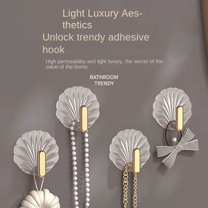Crochets muraux en forme de clé pour salle de bain, écologiques, organisateur de rangement pour vêtements et manteaux, forte capacité de charge, installation facile, vente en gros - Product Image 6