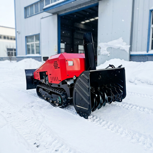 Robot souffleuse à neige autonome sur chenilles HD, télécommandé, à batterie, pour usage en génie civil - Product Image 3