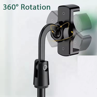 Vente chaude Produits USA Titulaire Berceau Stand Mobile Téléphone Bureau Stand Mini Léger Ménage Téléphone Support pour Enregistrement Vidéo
