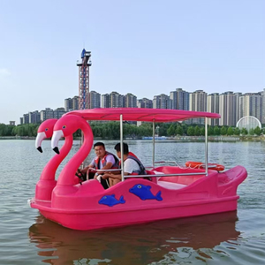 <span class=keywords><strong>Bateau</strong></span> à pédales Flamingo <span class=keywords><strong>rose</strong></span> pour 4 personnes avec toit pare-soleil imperméable, électrique et à pédales, <span class=keywords><strong>bateau</strong></span> de fête pour parc aquatique - Product Image 3