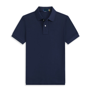 T-shirt <span class=keywords><strong>Polo</strong></span> da <span class=keywords><strong>Uomo</strong></span> TIANCHEN Paul's Little Horse con Colletto Rovesciato, Tinta Unita, in Puro Cotone Ricamato a <span class=keywords><strong>Maniche</strong></span> <span class=keywords><strong>Corte</strong></span> # RL-004 - Product Image 1