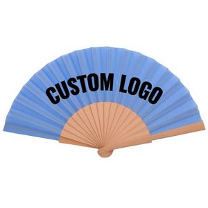 Custom Printed Handheld Fan Foldable <b>Portable</b> for Wedding Ceremony Bridal <b>Shower</b> Party Decor and Festival Use - Product Image 2