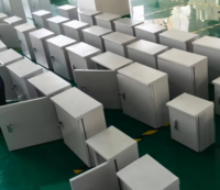 Boîte de distribution électrique extérieure monophasée 220V avec disjoncteur et boîte de distribution fibre optique
