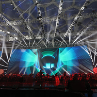 Écran d'affichage à LED de fond de scène de concert intérieur/extérieur P5 pour la publicité de soirée et l'utilisation des médias
