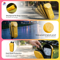 Sac de vélo personnalisé en EVA, étui de rangement rigide, étanche, sac de voyage pour vélo d'extérieur, étui de protection antichoc, fabrication OEM