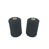 Fil de caoutchouc polyester noir 100 #/75/75 fil de caoutchouc fil élastique de haute qualité pour la production de chaussettes