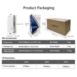 220V 5.5KW Instant Electric shower hot water heater electric <b>knob</b> control <b>adjust</b> temperature 25-5 Degrees - Product Image 6