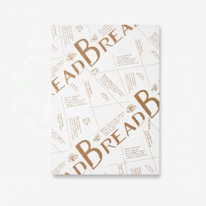 Papier sulfurisé imprimé sur mesure OEM pour sandwichs et charcuteries, feuilles enduites de cire pour l'emballage de gâteaux - Product Image 1