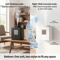Diffuseur de parfum mural commercial avec plaque antivol, écran intelligent, contrôle Wi-Fi pour hôtel, toilettes, bureau, hall