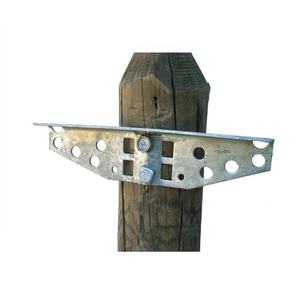 Soporte angular de acero galvanizado en caliente Hongjing <span class=keywords><strong>Hardware</strong></span> de 3.0 mm de espesor CT8 para abrazaderas de cable colgante - Product Image 1